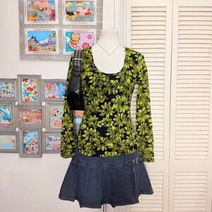 Inc-international-concepts Women's Green and Black Blouse